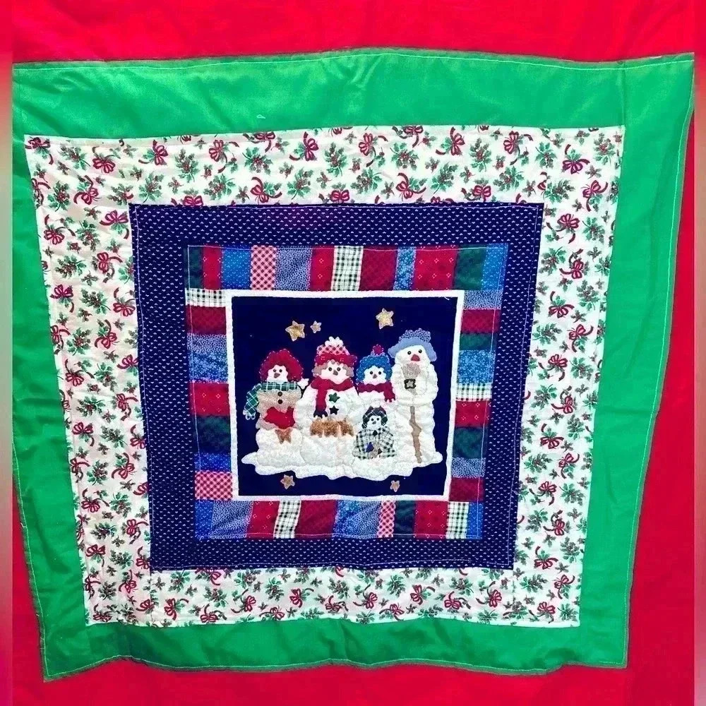 Snowman Christmas quilt